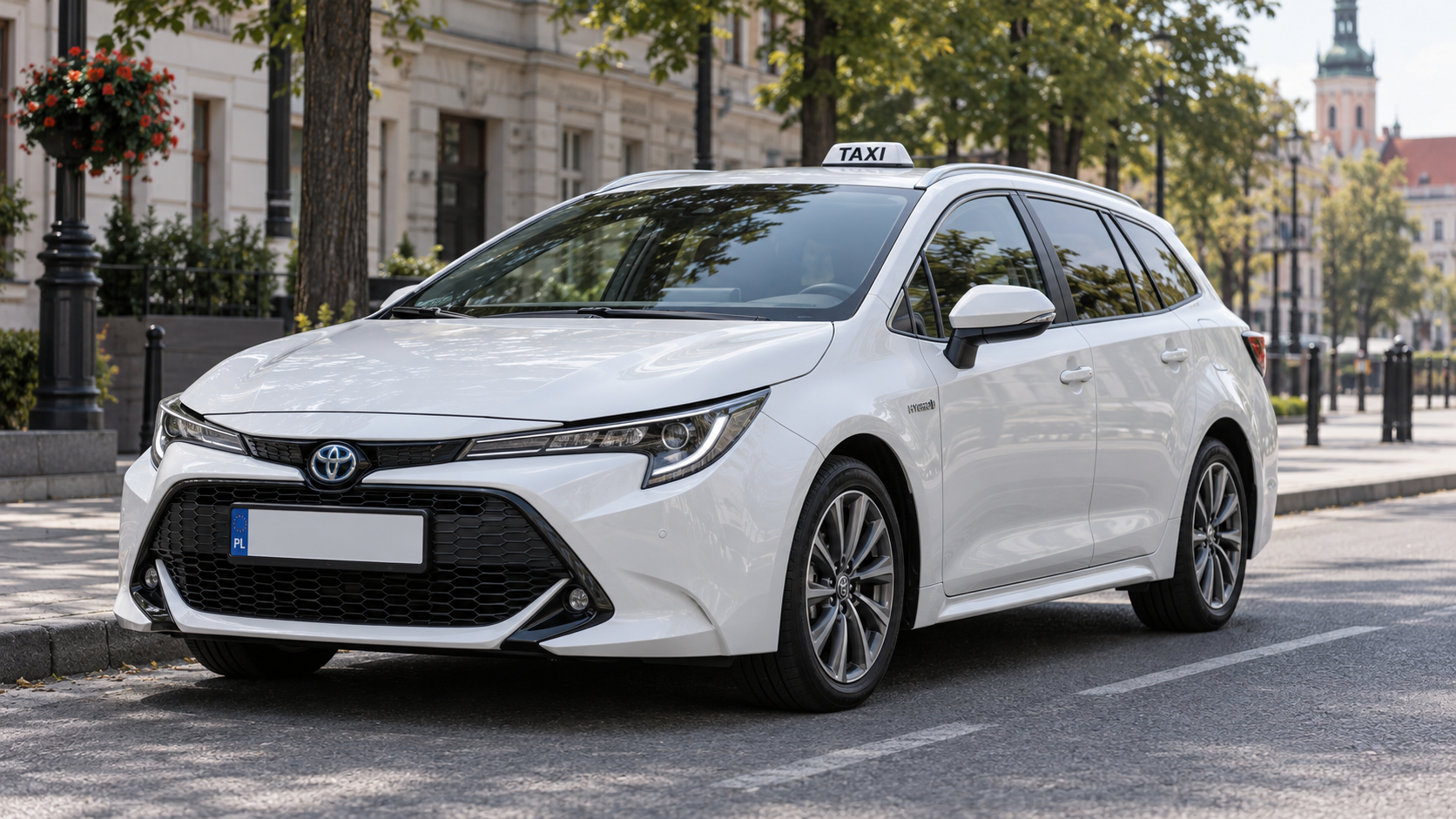 Toyota Corolla taxi przygotowana do jazdy